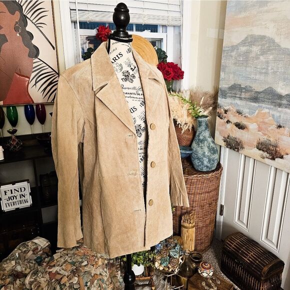 VTG Wilson Tan Suede Genuine leather Jacket. - Picture 2 of 14